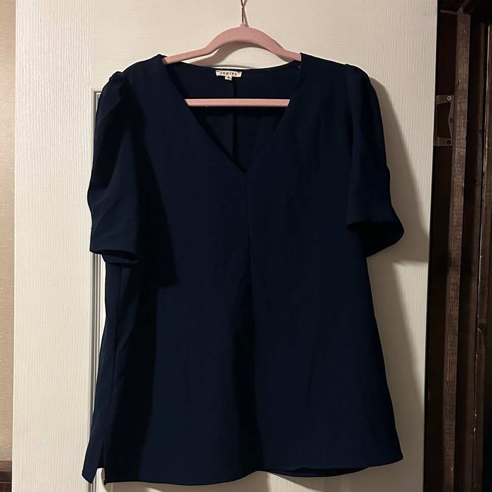 JODIFL Deep Blue Women's Blouse